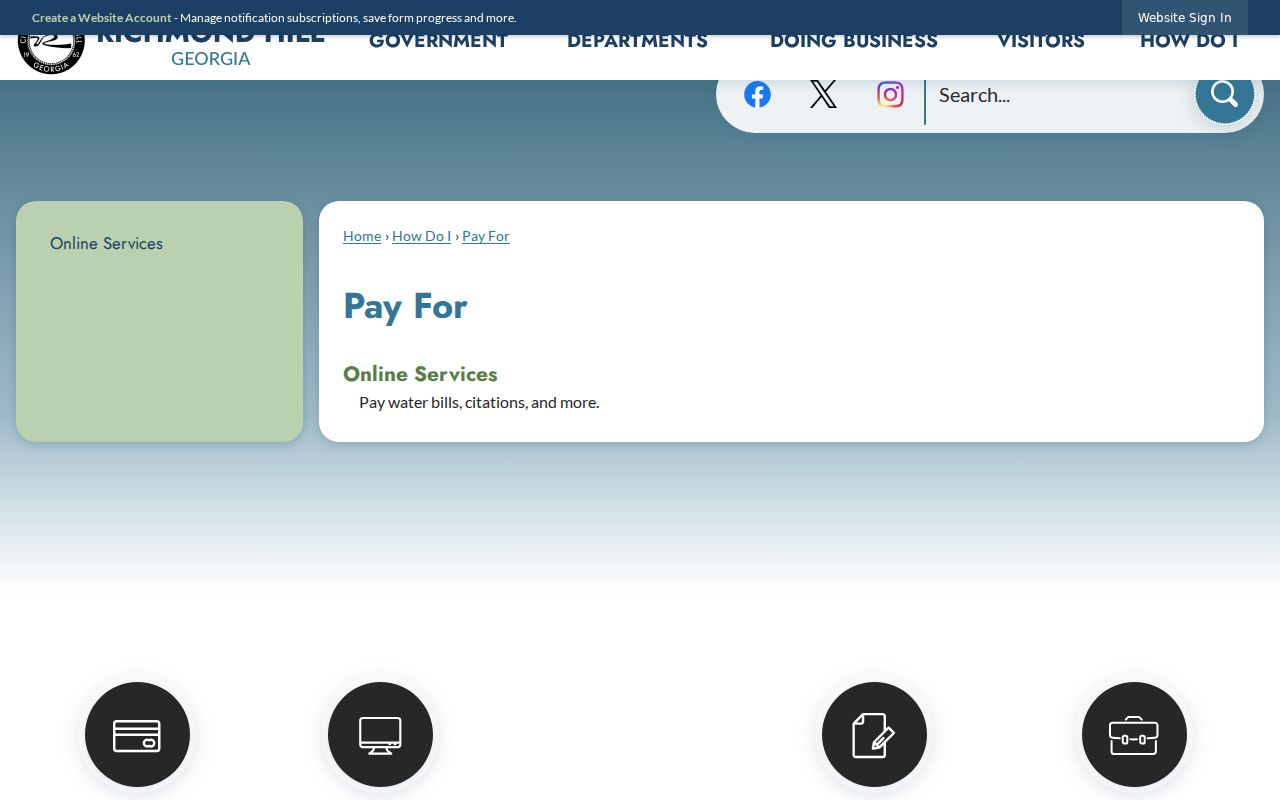 Official Richmond Hill online citation payment gateway